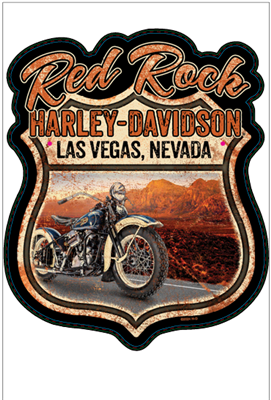 Red Rock Vintage Tin Sign