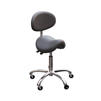 Saddle Stool with Backrest  -1025