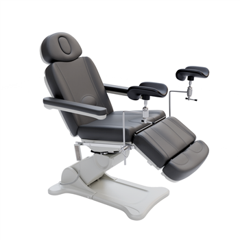 Spa Numa Swivel Chair with Stirrups 2246B SU Gray