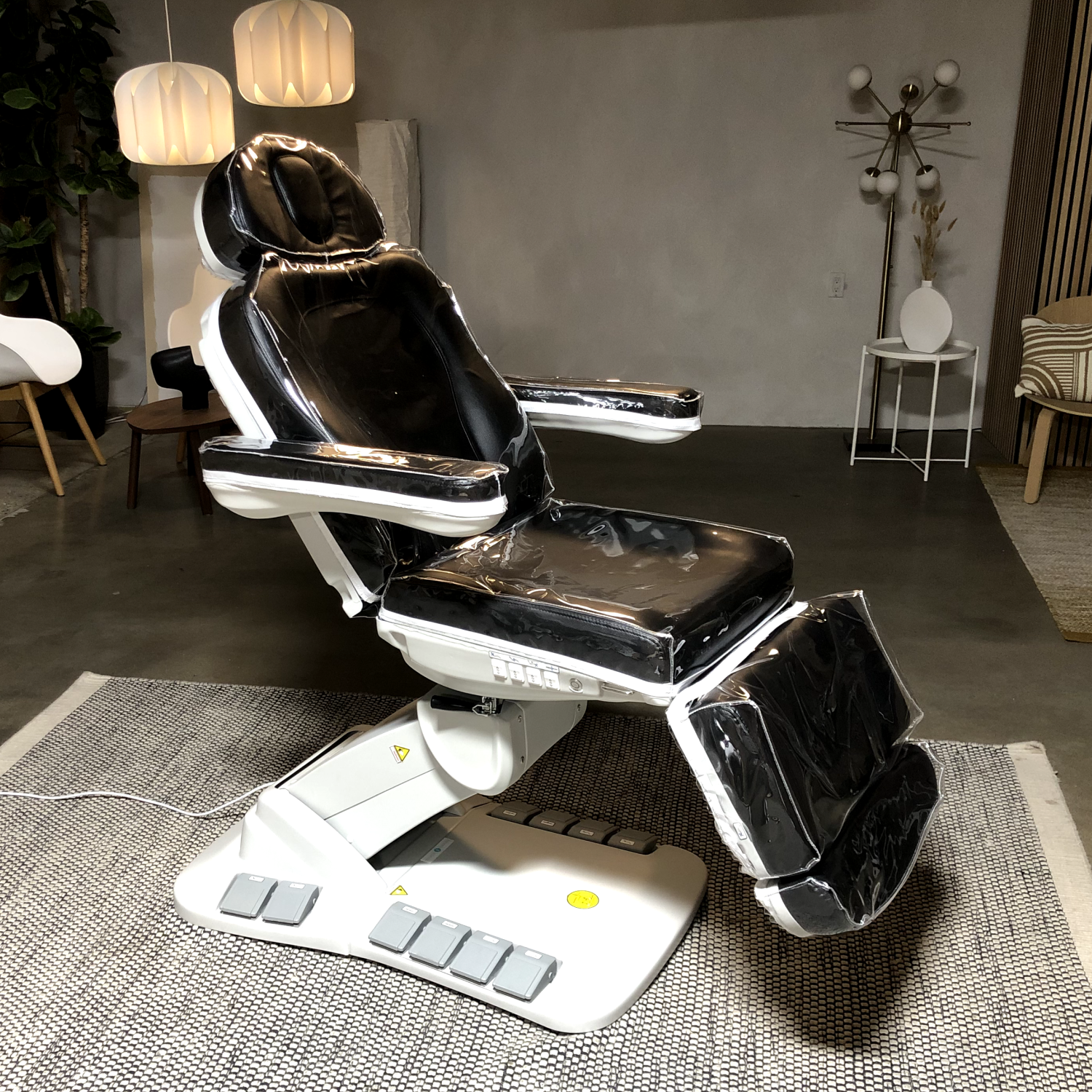 Custom Fitted Clear Vinyl Cover Set Compatible with Spa Numa SWIVEL/SWIVEL DELUXE Treatment Chairs