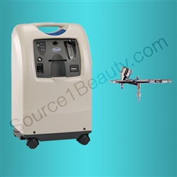 Source One Beauty Alva Beauty oxygen machine oxygen infusion microdermabrasion oxygen concentrator 2 liter tank 5 liter tank microderm machine