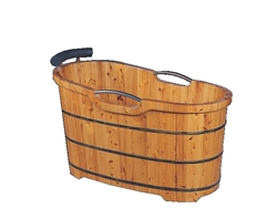 B & S  Cedar Bath Barrel