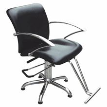 black styling chair spa salon equipment