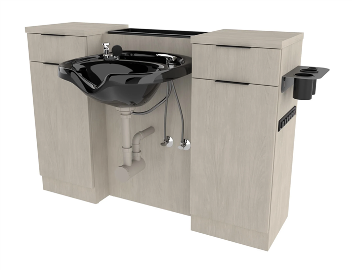 COLLINS FINLEY WIDE WET STATION â€“ Stylish & Functional Salon Essential - COL E1061