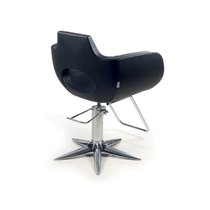 Aureole Anniversary Black Roto Base Styling Chair with by Gamma & Bross Spa