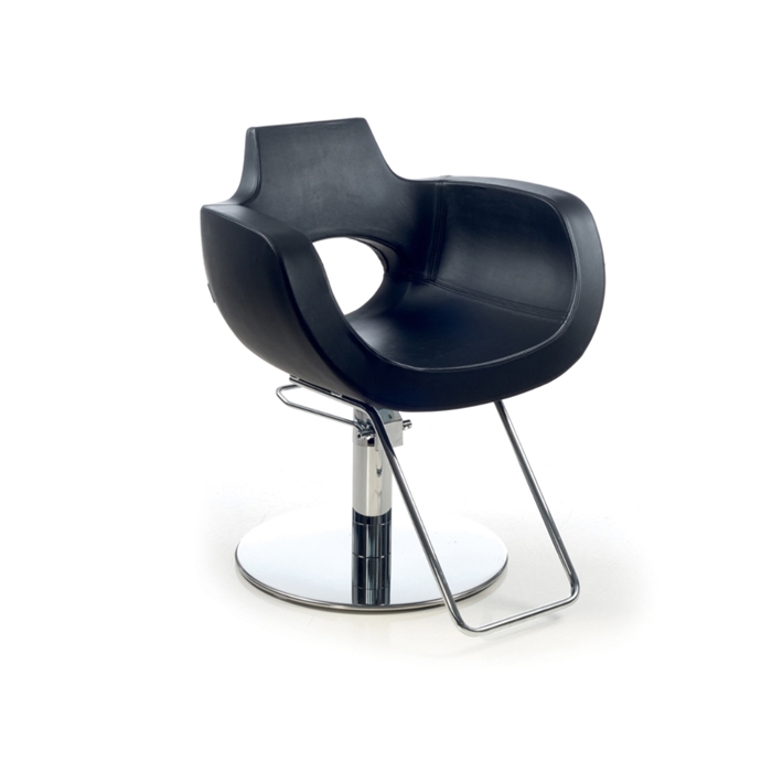 Aureole Anniversary Black Roto Base Styling Chair with by Gamma & Bross Spa
