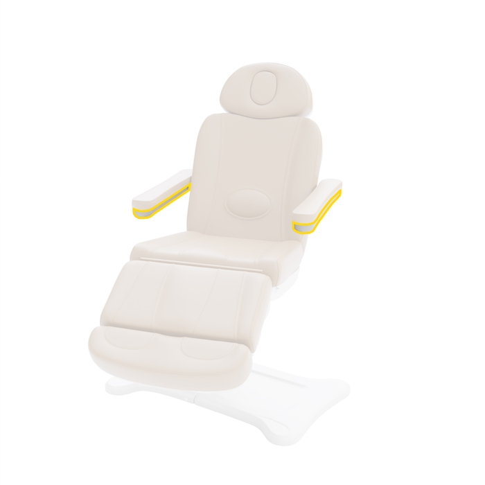 Spa Numa Swivel Chair Armrest Plastic
