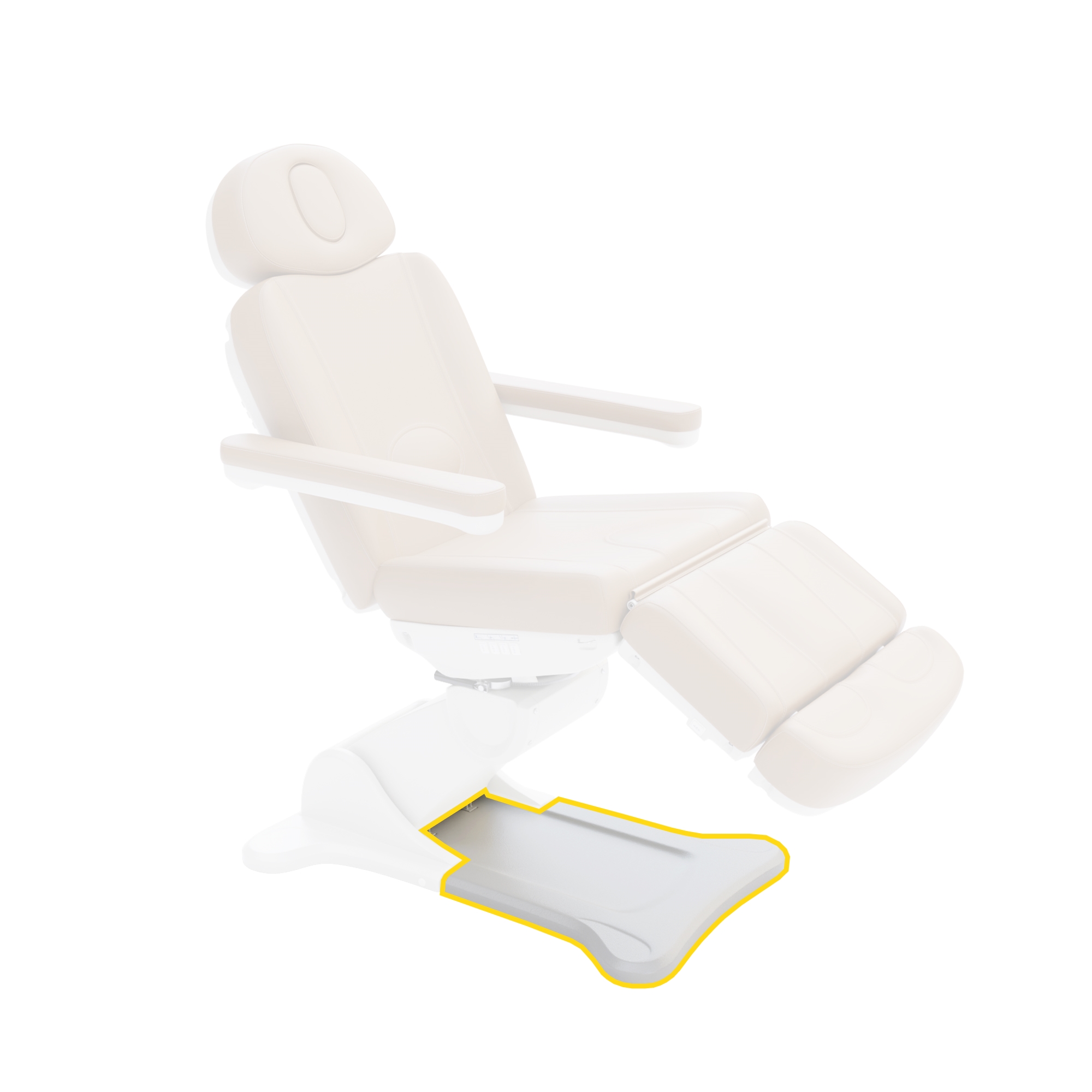 Spa Numa SWIVEL - BASE (front plastic)