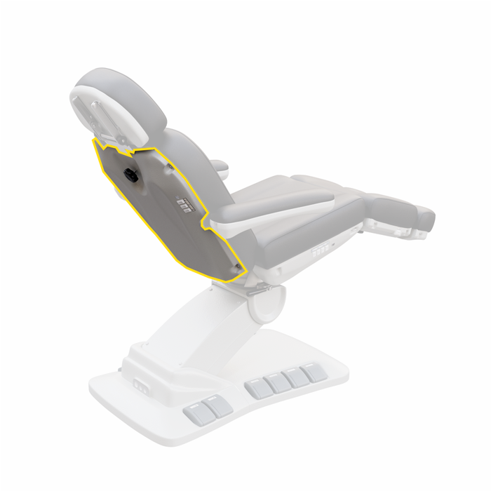 Spa Numa Swivel Deluxe Chair Backrest Plastic