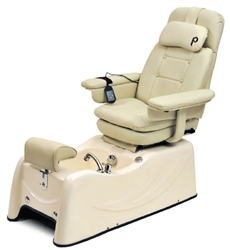 Pibbs PS76P Florence Pedi Spa w/Massage and Reclinable Beige Base