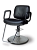 Belvedere Delta All-Purpose Chair with Brushed Chrome Base - PSBD81A-BL