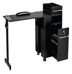 Pibbs 2009BL Folding Manicure Station - Black