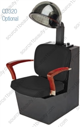 Pibbs 3862 Verona Dryer Chair - Black Laminate Base