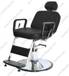 Pibbs 4391D Prince Hydraulic Barber Chair w/ 1608 Base