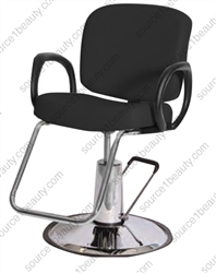 Pibbs 5406A Loop Hydraulic Styling Chair - American Slim