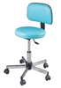 Pibbs 644 Round Seat Stool with Backrest
