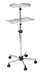 ART68 Round and Square Tray Stand-About on Wheels