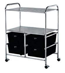 D4 Work Cart with 4 Storage Drawers