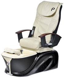 Pibbs PS60-4 Siena Turbo Jet Pedi Spa - Shiatsu Massage (Beige W/ Black Accent)