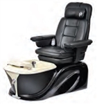 Pibbs PS60-6 Siena Turbo Jet Pedi Spa - Vibration Massage (Black - Vibration Only)