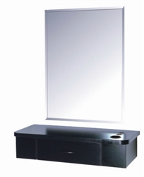 B&S Mirror Styling Station SH-1301 Black