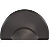 Elite Series 3/4" Original Black Anti-Fatigue Salon Mat 3' x 4.5' Round - SS3045C75