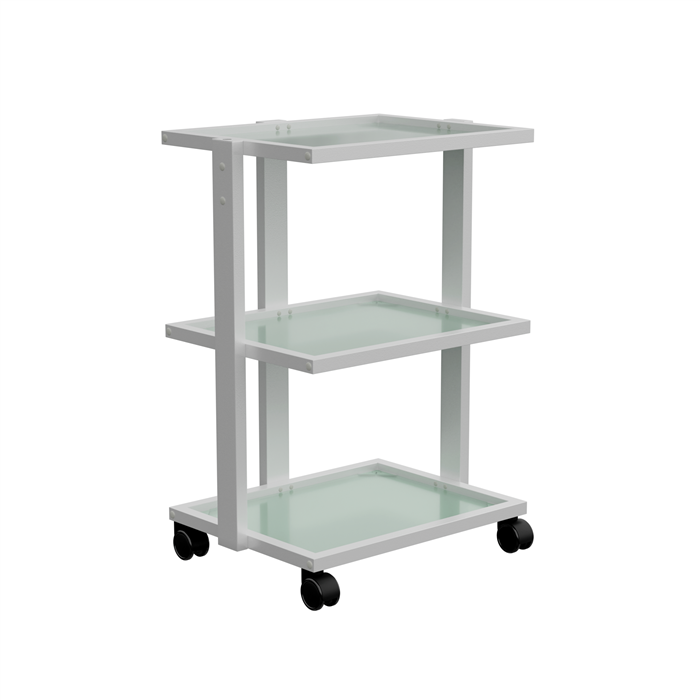 Beauty Trolley With Three Tier Glass - USA-1040