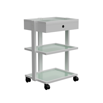 Abel + Beauty Trolley With Three Tier Glass - USA-1040A