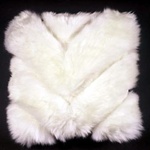 Chevron Sheepskin Pillow