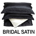 Bridal Satin Round Bed-In-A-Bag