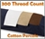 300TC Cotton Percale Body Pillow Case