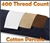 400TC Cotton Percale Body Pillow Case