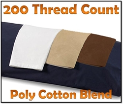 200TC 50/50 Poly Cotton Percale Body Pillow Case