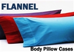 100% Cotton Flannel Body Pillow Case