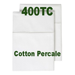 400TC Cotton Percale Pillow Case Set