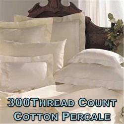 300TC Cotton Percale Pillow Shams