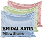Bridal Satin Pillow Shams