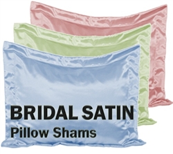 Bridal Satin Pillow Shams