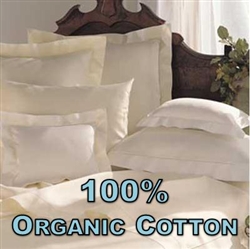 100% Organic Cotton Pillow Shams