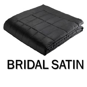 Bridal Satin Round Coverlet