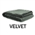 Velvet Round Coverlet
