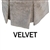 Velvet Round Bedskirt