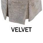 Velvet Round Bedskirt