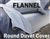 Flannel Round Duvet Cover