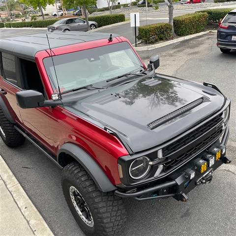 2021-23 Bronco Ram Air Hood