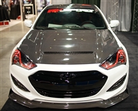 2013-15 Genesis Coupe Carbon Fiber Ram Air Hood