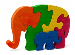 Elephant with Baby Puzzle