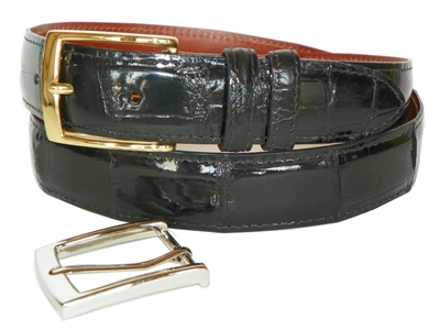 Black Alligator Belt