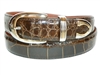 Cognac Alligator Belt