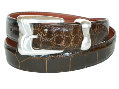 Alligator Belt 1 3/16" with Malibu Buckle Set - SOLD OUT